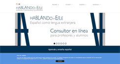 Desktop Screenshot of hablandodeele.com
